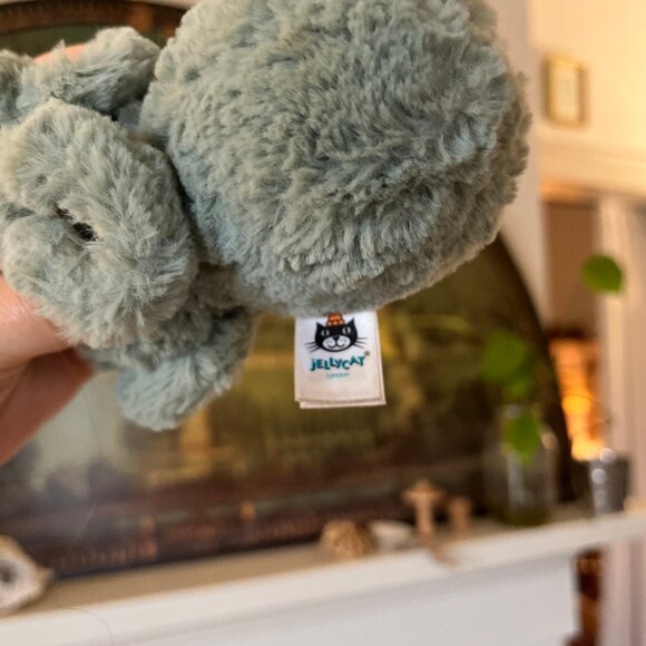Retired Jellycat Baby Odyssey Octopus Plush Toy Sage Green - Picture 3 of 4